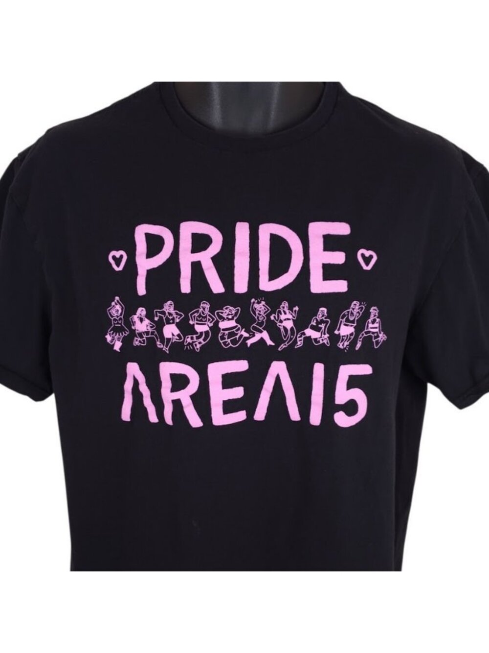 Area 15 Pride T Shirt Mens Size Large Black LGBTQ+ Las Vegas Rory Midhani Art